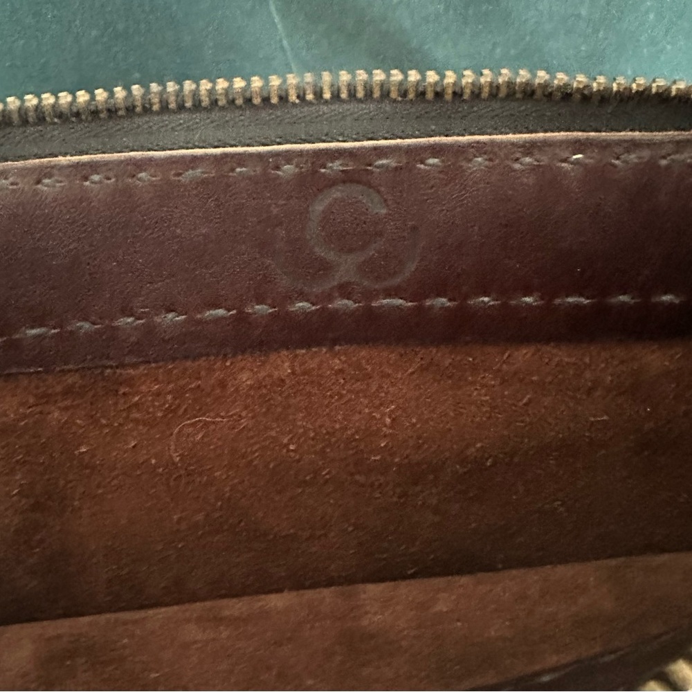 Vintage 70s Deep Chocolate Leather bag - Picture 6 of 10